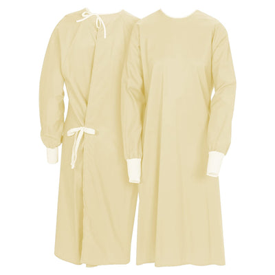 Reusable Isolation Gowns (Yellow Blockade) - Pack of 6 - Noble's Health Care Products Solutions