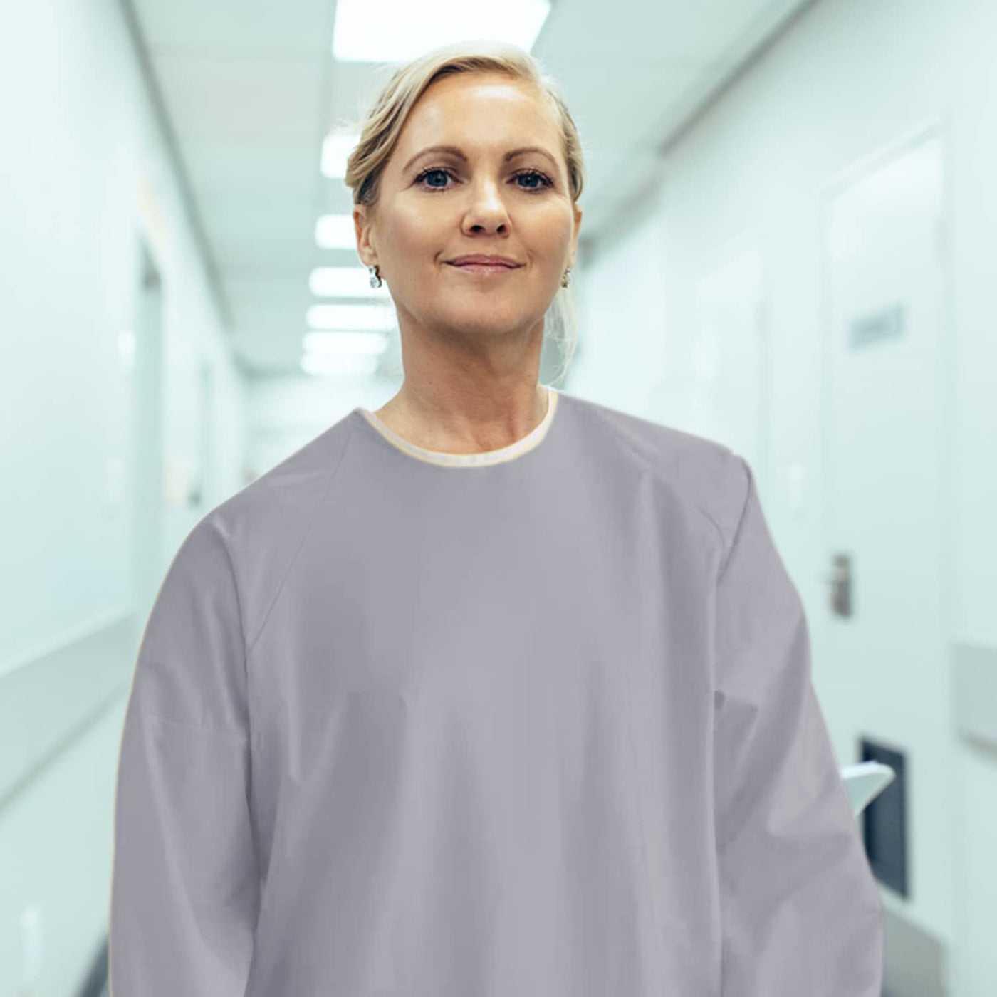 Reusable Isolation Gown (Gray Blockade) - Pack of 6 - Noble's Health Care Products Solutions
