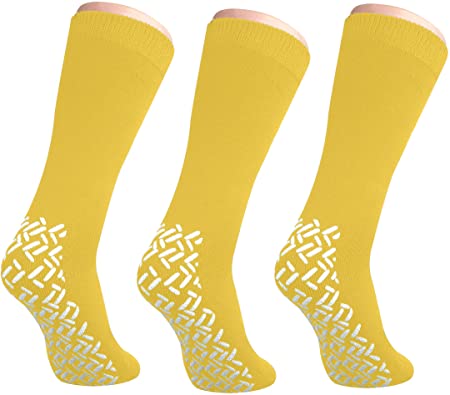 XXXL Non-Skid Bariatric Extra Wide Slipper Socks for People With Swollen feet Diabetes (3 Pairs) - Noble's Health Care Products Solutions