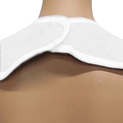 Terry Adult Bibs with Velcro Closure (White) - Noble's Health Care Products Solutions