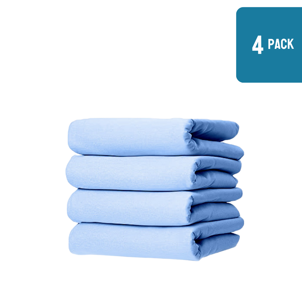Wiederverwendbare/waschbare wasserdichte Bettunterlagen für Kinder oder Erwachsene (Blau) 
