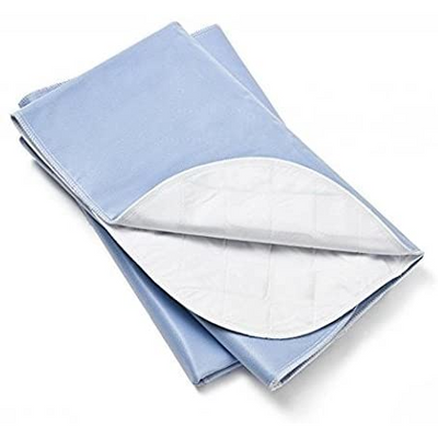 Reusable/Washable Waterproof Bed Pads for Children or Adults (Blue) - Noble's Health Care Products Solutions