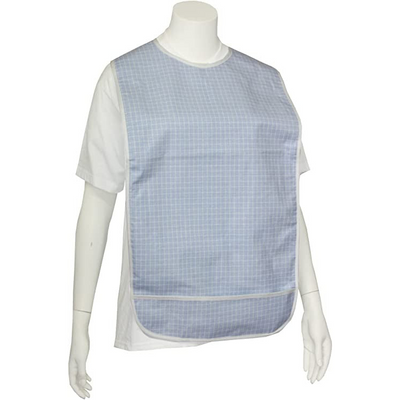 Premium Vinyl Adult Bibs with Crumb Catcher (Multiple Colors) - Noble's Health Care Products Solutions